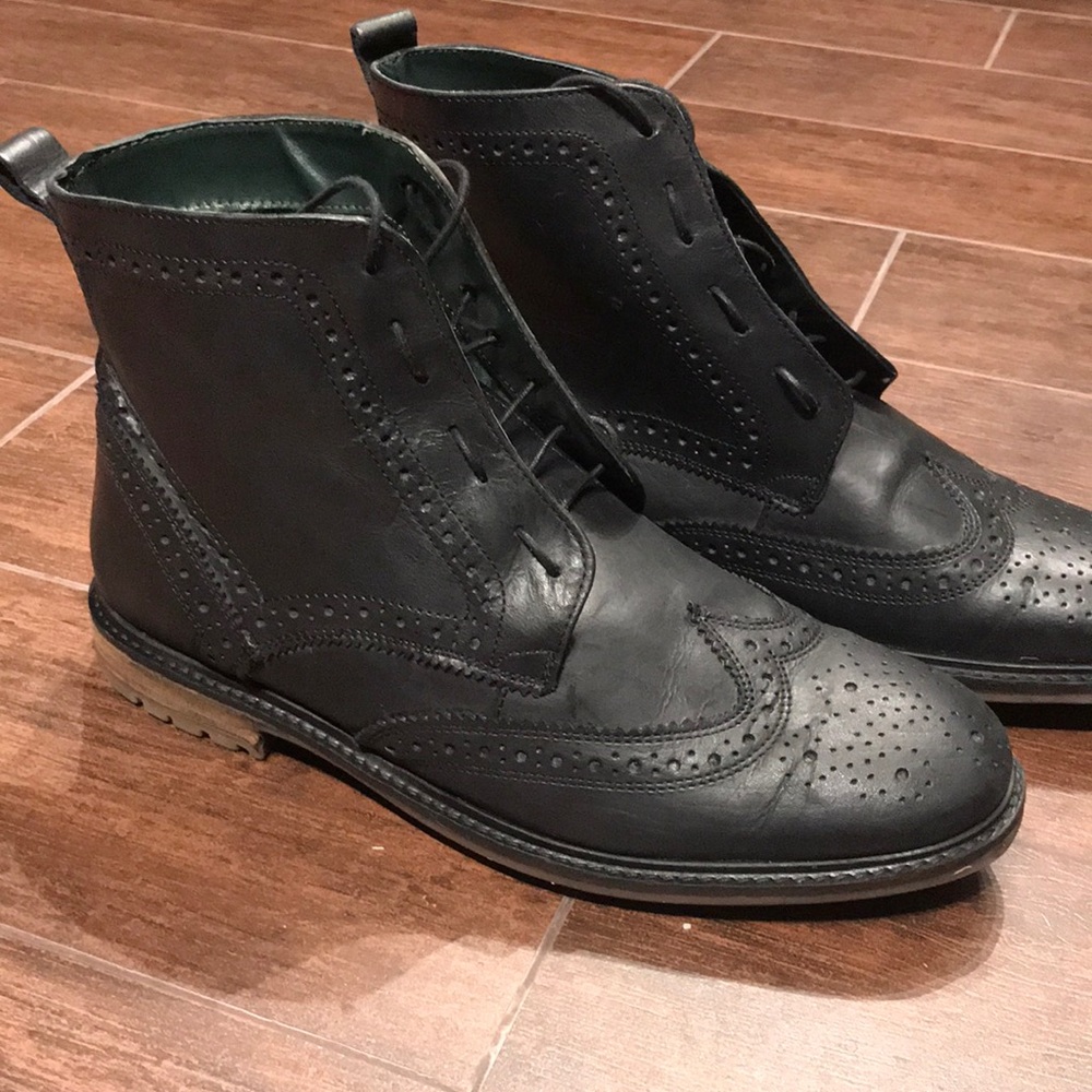Men’s Black Leather Boots